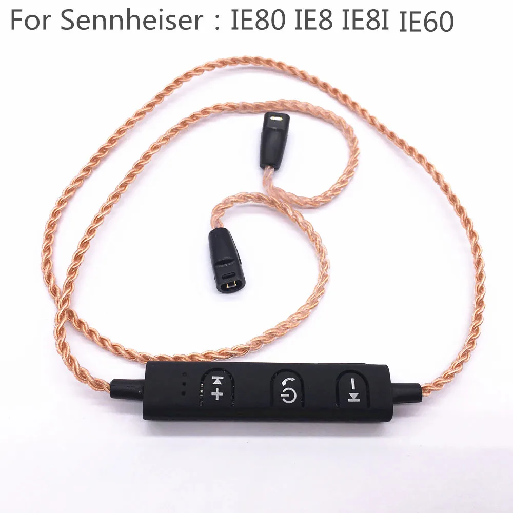 Новый MMCX Bluetooth кабель для Shure SE215 SE535 SE846 наушники Sennheiser ie80 ie8I UE TF10 TF15 ZST ZS3|Аксессуары