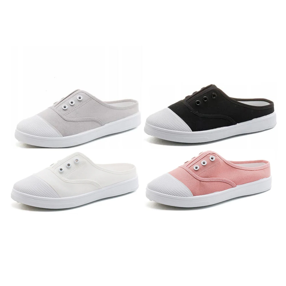 2018 женские парусиновые сникерсы лоферы на плоской подошве Летние Повседневные
