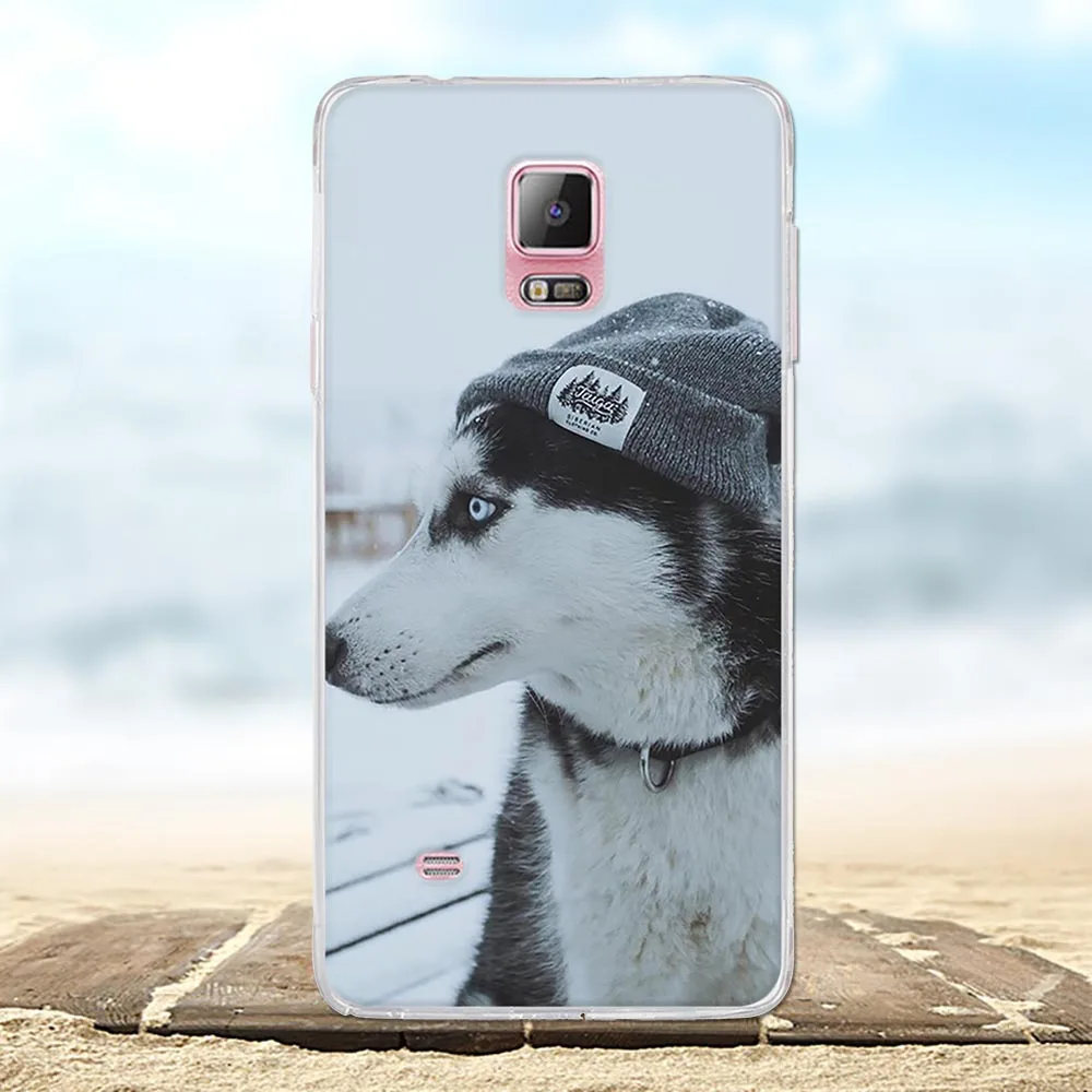 For Samsung Galaxy Note 4 Case Soft TPU N910F N910C Cover Animal Patterned Bumper | Мобильные телефоны и аксессуары