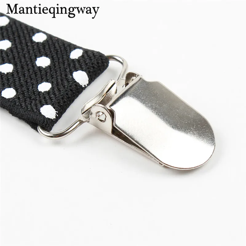Mantieqingway/комплект с галстуком-бабочкой в горошек ярких цветов, комплект с регулируемыми подтяжками и галстуком-бабочкой для мальчиков и девочек, 3 зажима, Y-back, подтяжки