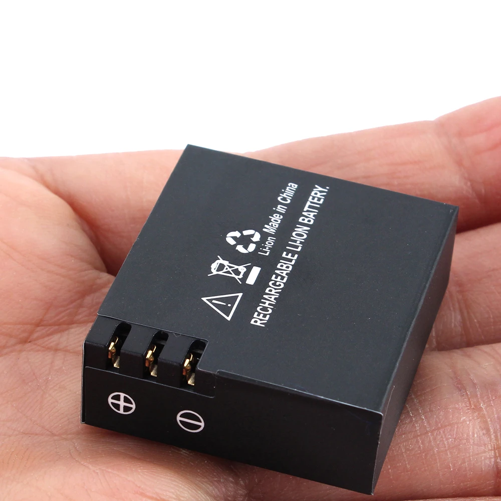Запасной перезаряжаемый литий ионный аккумулятор для экшн камеры 3x3 7 в 900 мАч SJ4000
