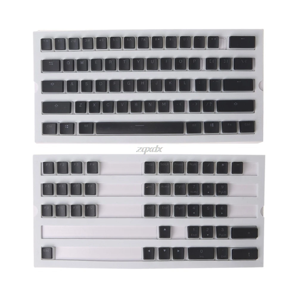 104 ANSI макет PBT Двойная кожа молочный выстрел с подсветкой Keycap для OEM Cherry MX оптовая