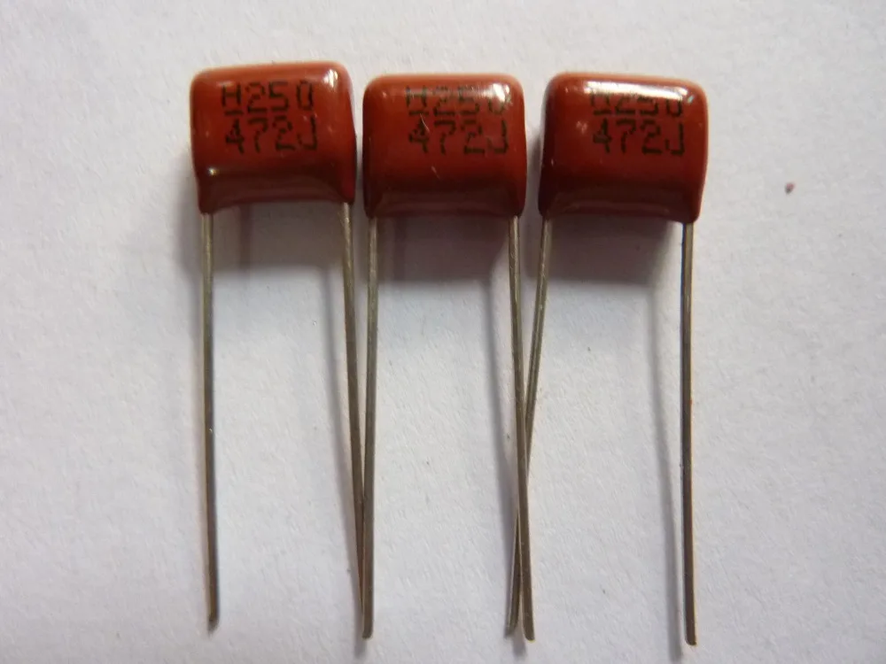 50 шт. CBB 472 250V 472J CBB21 4700pF 4.7nF P8 Металлизированный Полипропиленовый пленочный