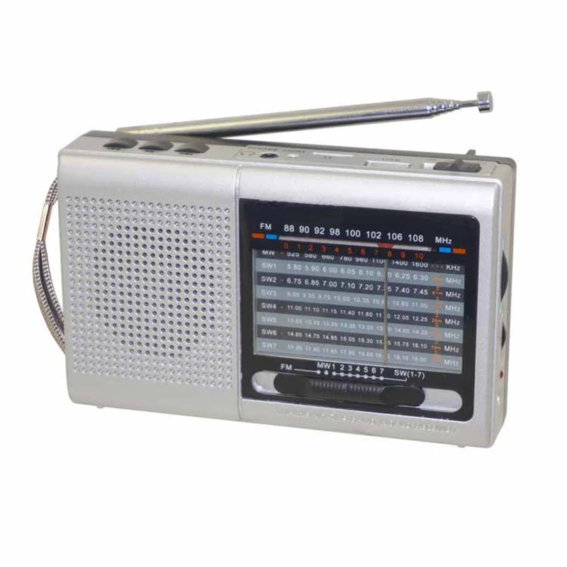 FM/AM/SW Мини Портативный радиоприемник нейтральный MP3-плеер для пожилых 3 в 1 динамик