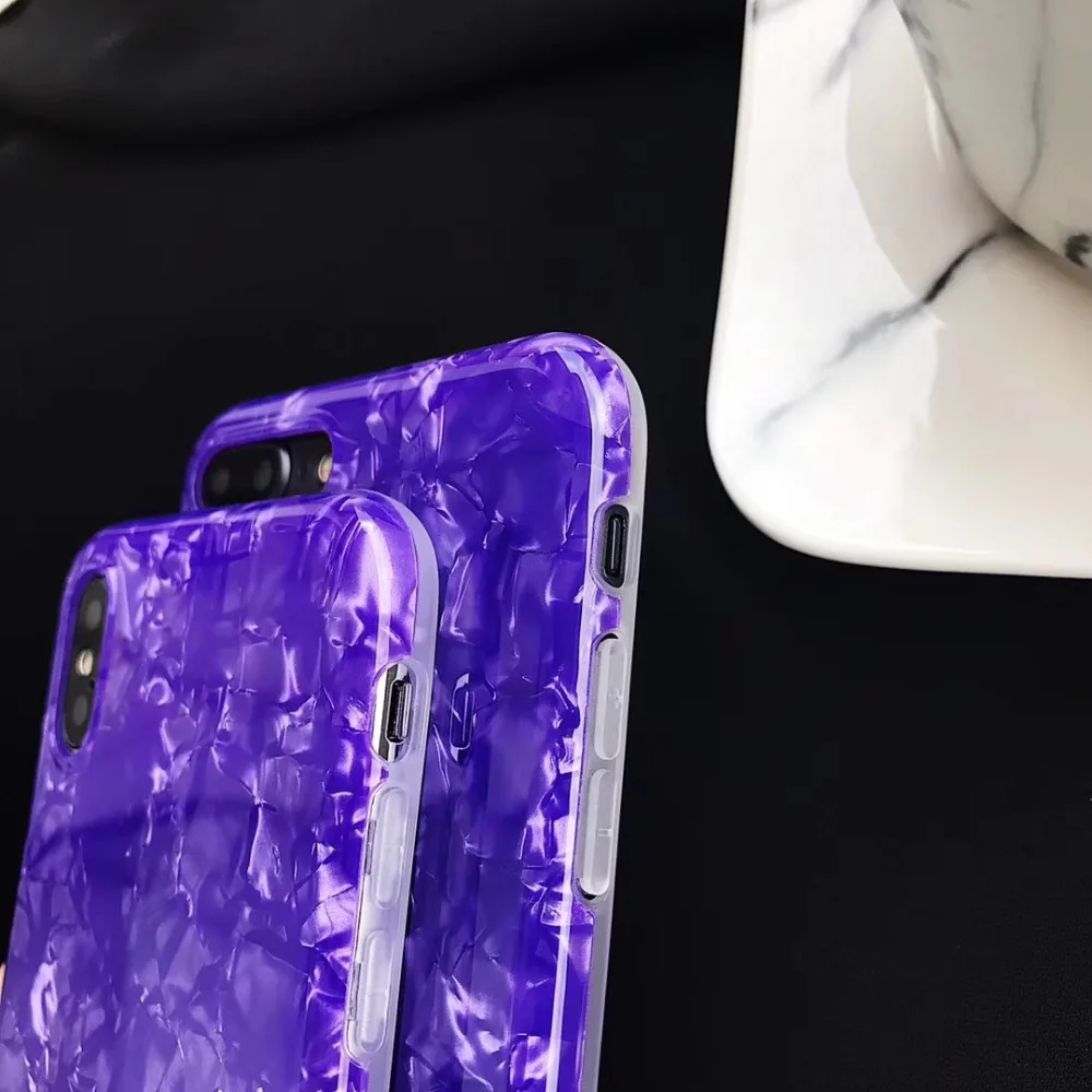 GABOOM фиолетовый лазерный узор блестящие телефона Чехлы для iPhone 6 Чехол 7 8 6s плюс х