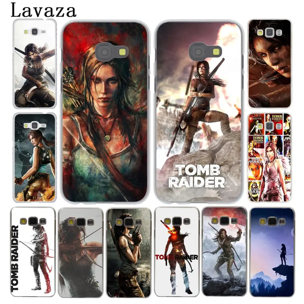 Твердый чехол для телефона Lavaza Lara Croft Tomb Raider Samsung Galaxy Note 10 9 8 A9 A8 A7 A6 Plus 2018 A3 A5 2017 2016 2015
