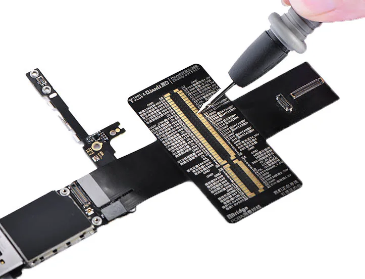 QianLi iBridge FPC Тестовый Кабель для iphone X 6 6S 7 7P 8 8p материнская плата проверка неисправностей сенсорная Передняя Задняя камера отпечаток пальца
