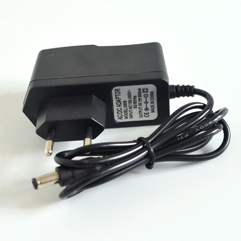 9V800mA гитарный эффект педаль питания адаптер отрицательный центр ЕС США AU Великобритания штекер для выбора электрогитары эффекты аксессуары