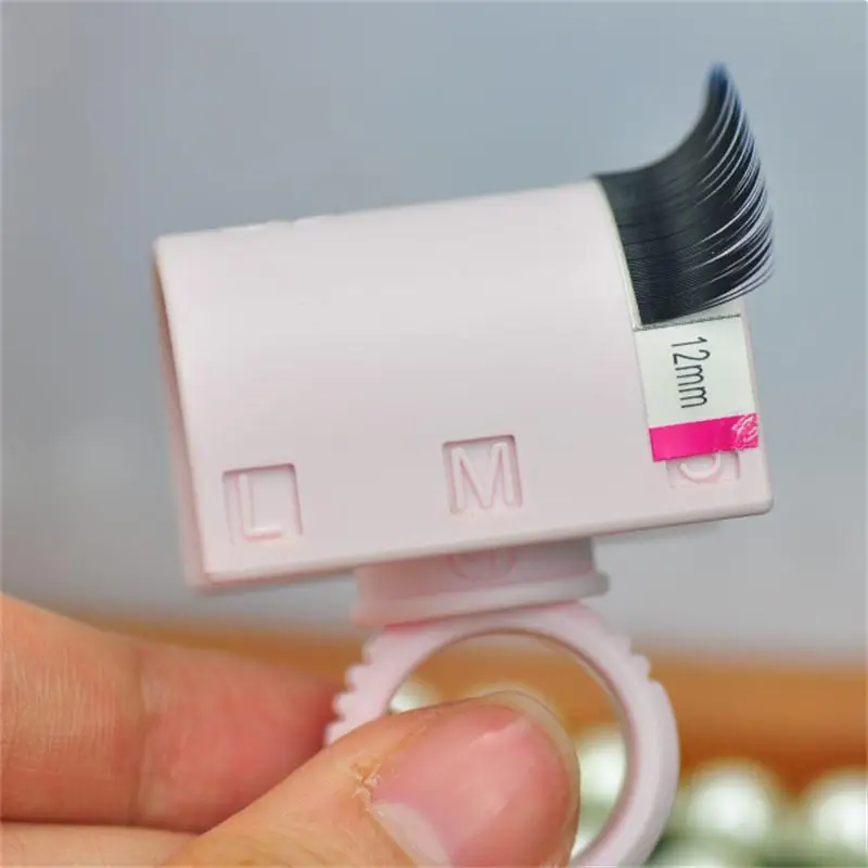 бесплатная доставка новые 2 u группа ресниц держатель с 5 интеллектуальная кольца