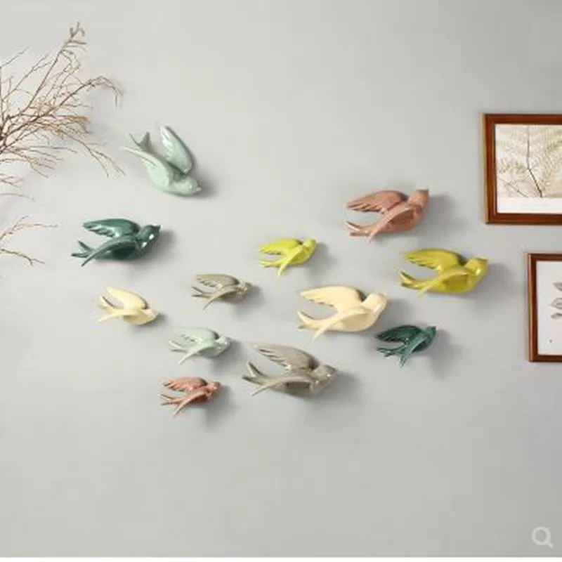 Ласточка украшения настенные наклейки красивые птицы предметы домашнего