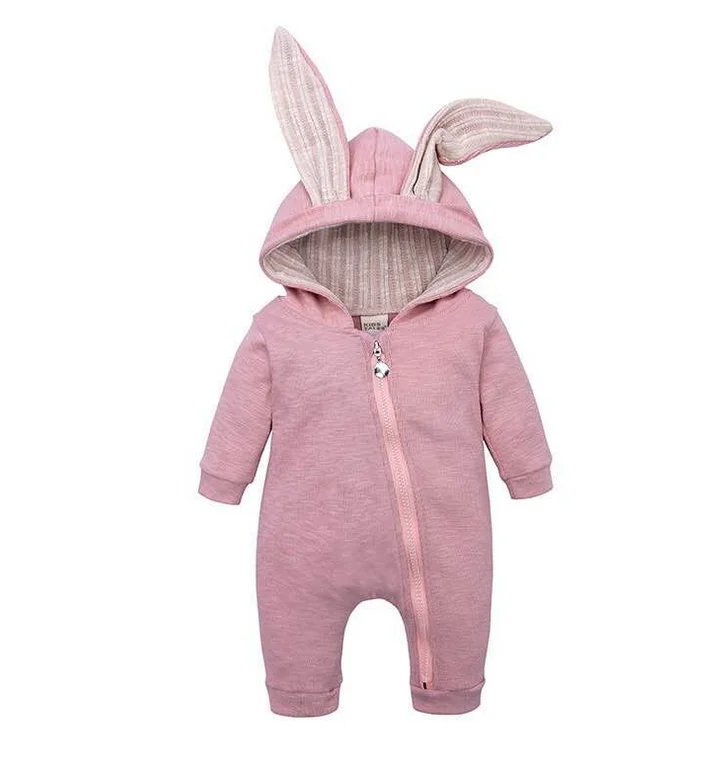 Зимняя одежда для новорожденных мальчиков и девочек милый теплый комбинезон на