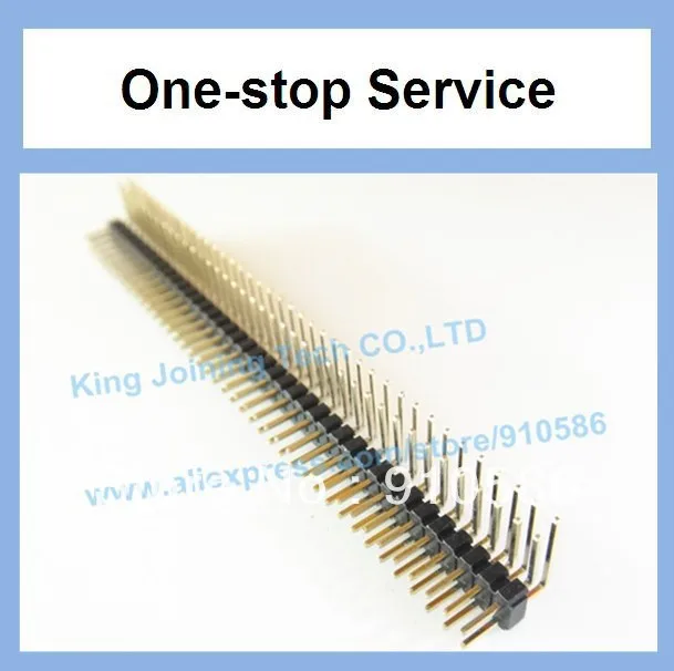 Штыревой разъем 50 шт./лот 2 0 мм двухрядный штыревой 2*40/2x40-контактный H:2 L:9