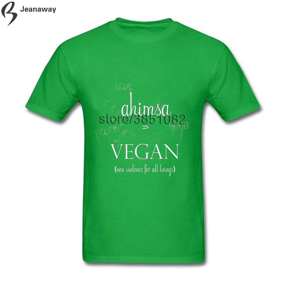 2018 летняя футболка ахимса Vegan Удивительный белый короткий рукав