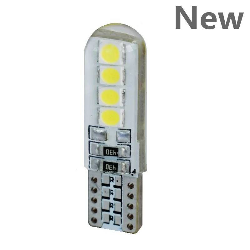 Авто T10 W5W светодиодный Белый свет 192 2825 168 501 8 SMD 3030 водонепроницаемый силиконовый