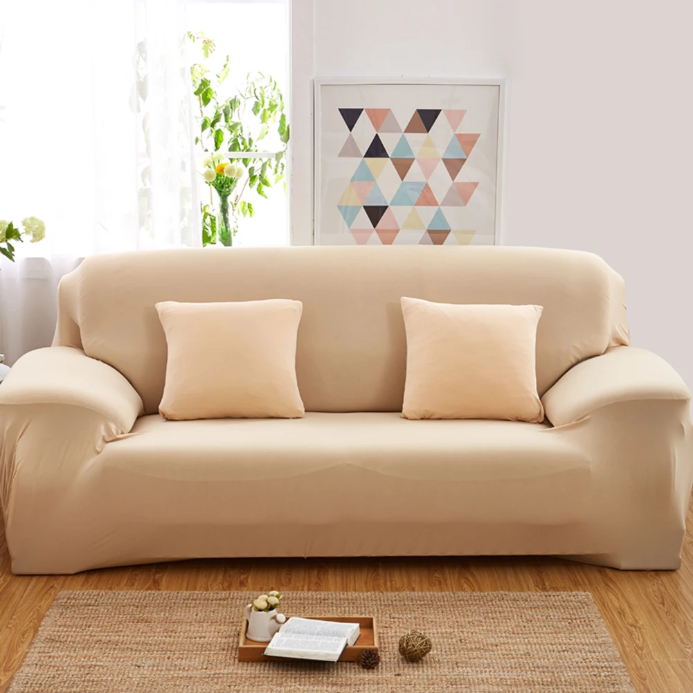 Solid Color Elastic Sofa Wrap Full Cover Anti-Slip Couch Cases Protector Decor | Дом и сад