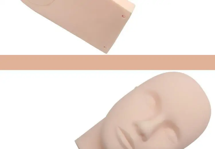 Hot sale EyeLashes Professional Training High Quality Flat Head Silicone Practice Make Up Eyelash Eye Lashes Extensions exercise