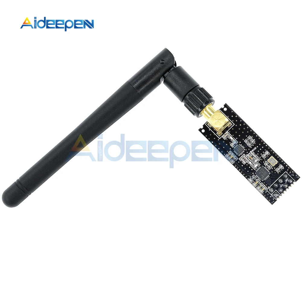 NRF24L01 + PA LNA модуль связи беспроводного приемопередатчика с антенной 2 4 ГГц 1000