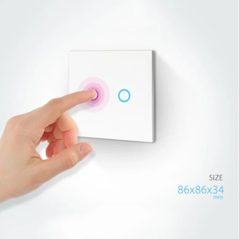 Полезный NAS SC02WE 2200 Вт WiFi ЕС Plug Smart Switch In wall 2Gang настройки таймера|Смарт-гаджеты| |