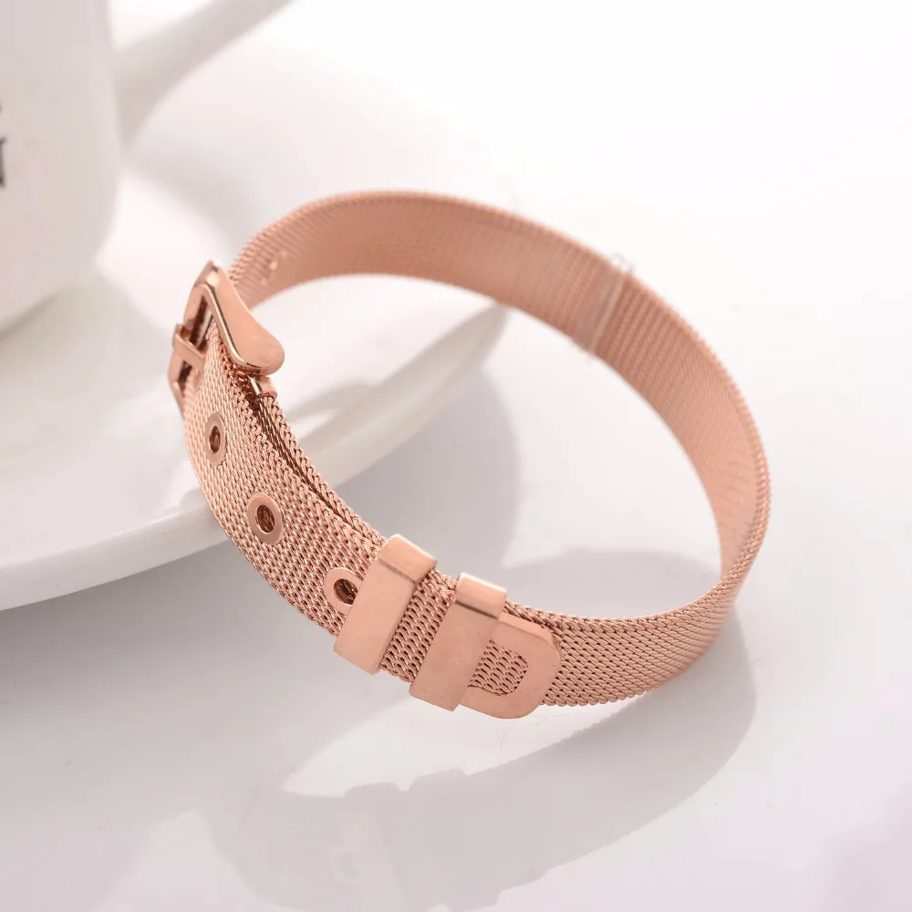 Ремешок для часов шириной 10 мм оригинальный Регулируемый браслет из нержавеющей