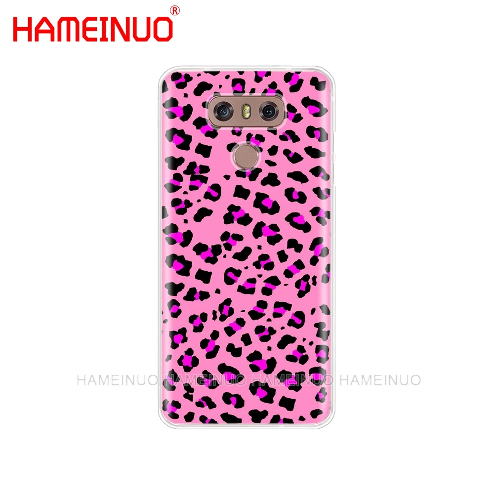 HAMEINUO Тигр Леопардовый принт пантера Фото чехол для телефона LG G7 Q6 G6 MINI G5 K10 K4 K8 X POWER 2 V20 V30