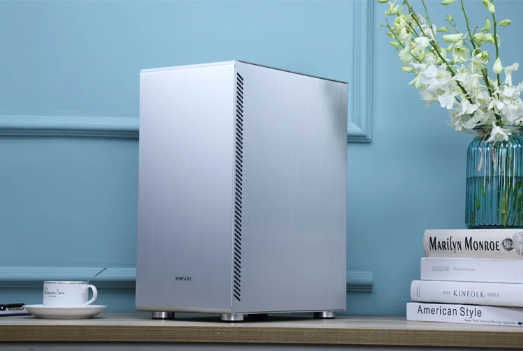 JONSBO U4 ATX шасси(поддержка ATX материнская плата/башня теплоотвод/все алюминиевые оболочки/5 мм толщина закаленное стекло боковые панели
