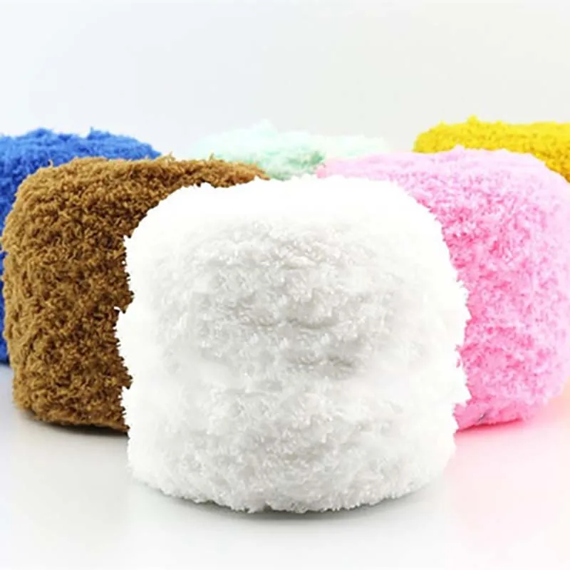 100 г/шар разные цвета вязание бархат Коралловая пряжа шар высокое качество ручная