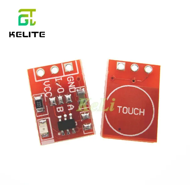 

100pcs TTP223 Touch Sensor Jog-Type Touch Module Capacitive Touch Buttons