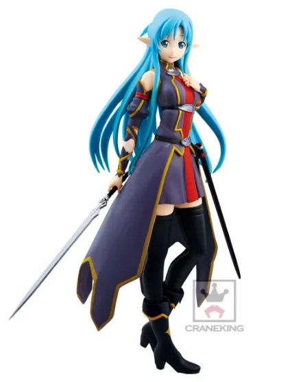 100% оригинальная фигурка Banpresto SQ Yuuki Asuna ALO ver. (специальный цвет) от &quotSword Art Online II