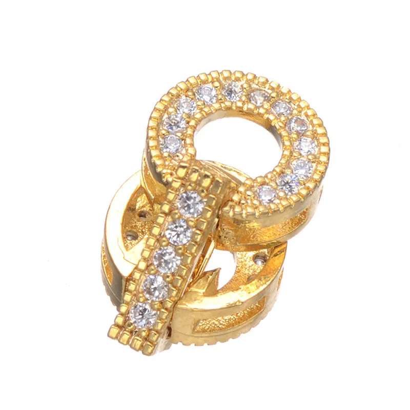 Новейшие медные микрозакрепки из циркония с двойными застежками соединительные