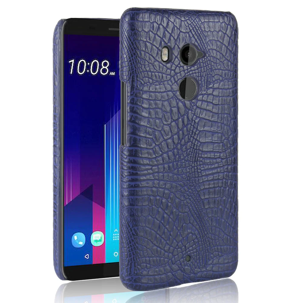 Чехол для HTC U11 Plus / U 11 роскошный чехол из искусственной кожи жесткий пластиковый