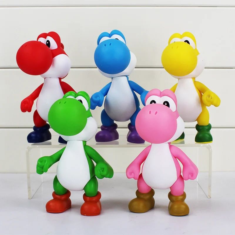 

5Pcs/Lot Green Dragon Anime Cartoon PVC Figures Toys Model Dolls 12cm