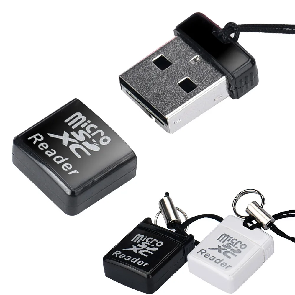 Высокоскоростной USB 2 0 интерфейс Micro SD TF T-Flash адаптер для чтения карт памяти легкий