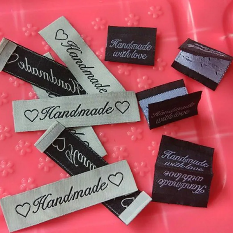 20 шт в наличии распродажа ручной работы с любовью полиэфирная ткань тканые