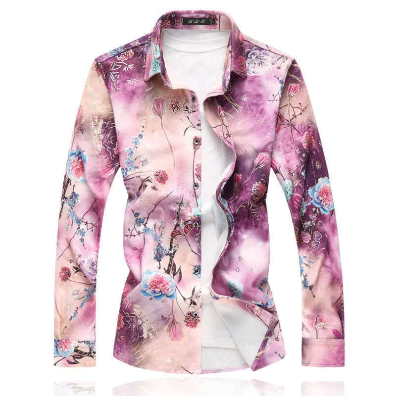 Новинка 2020 мужские рубашки с длинным рукавом Свободная Повседневная рубашка