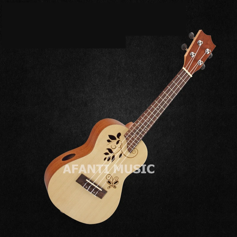 Afanti Music Picea Asperata / Sapele 23 дюйма укулеле (DGA 256)|Укулеле| |