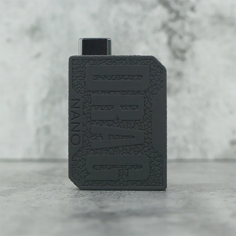 black 5 шт., силиконовый чехол Voopoo Drag Nano, чехол с текстурой, чехол для кожи, гелевый Чехол для Vape Voopoo Drag Pod - Цвет: black