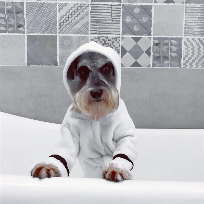 Высокое качество утолщенные Pet Пижама-халат, Пижама для маленьких собак и кошек питомцев из кораллового кашемира комбинезоны зимняя одежда для домашних животных