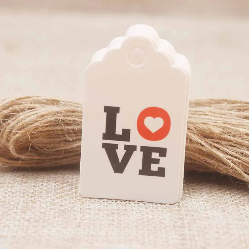 5*3 см гребешок Diy red heart cut Свадебная подвешенная бирка, благодарственные подарки карта-метка Бумага Ручной Работы Висячие бирки 500+ 500 струны/лот - Цвет: Черный