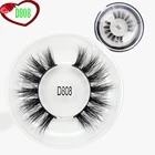Накладные 3D ресницы из норки ручной работы, натуральные накладные ресницы для наращивания, набор для завивки, инструменты для макияжа