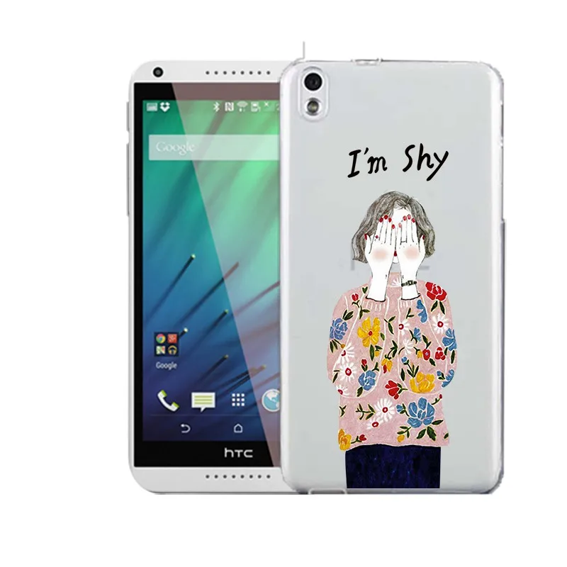 Qmswei ТПУ прозрачный чехол для телефона htc M8 Мягкие силиконовые красочные людей