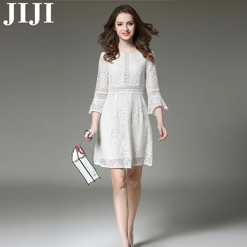 Женские Элегантные Повседневные Вечерние особых случаев Pacthwork Lace Bodycon Dress |