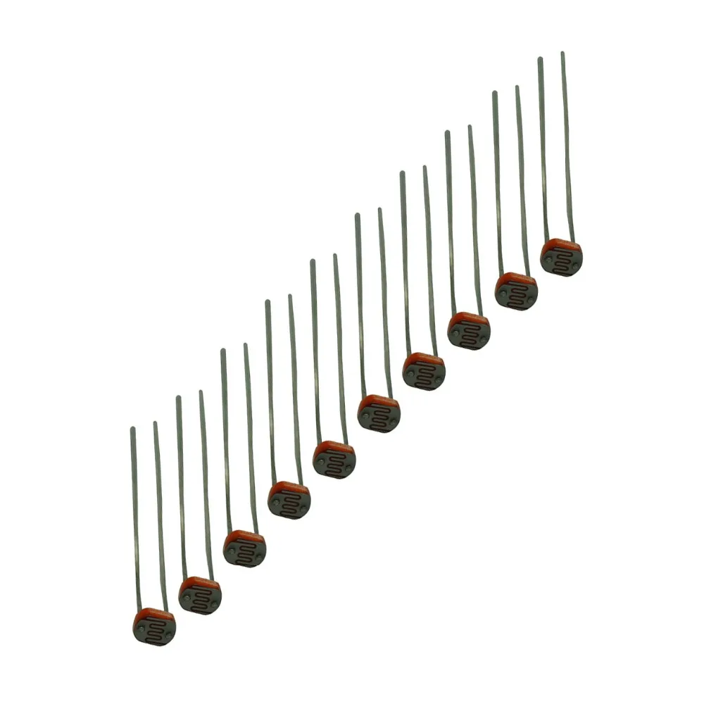 500PCS GL5516 5516 Light Dependent Resistor LDR 5MM Photoresistor | Электроника