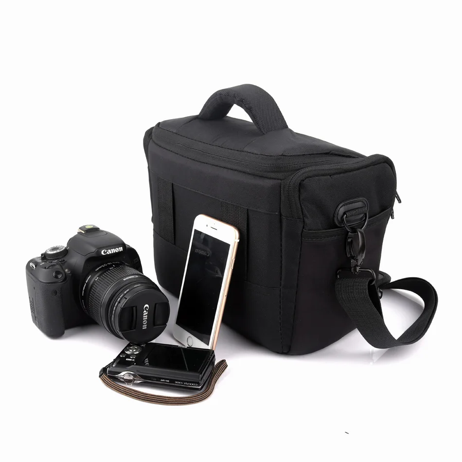Сумка для DSLR камеры наплечный чехол Canon EOS 6D 7D 5Ds 5D Mark IV III 1300D 200D 1200D 1100D 100D 760D 750D 700D