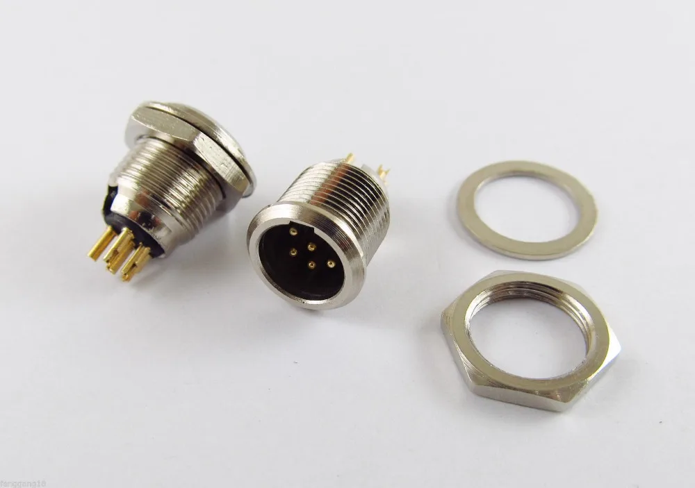 1 шт. мини XLR 6 Pin Мужской Аудио Микрофон Шасси Разъем TB6M Match TA6F Q G|Компьютерные