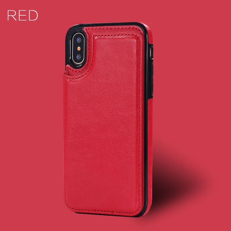 Чехол-бумажник из искусственной кожи в стиле ретро для iPhone X, 6, 6 S, 7, 8 Plus, 5, 5S, SE, мульти держатель для карт, чехол-подставка для iPhone 11 pro, XS, MAX, XR, чехол