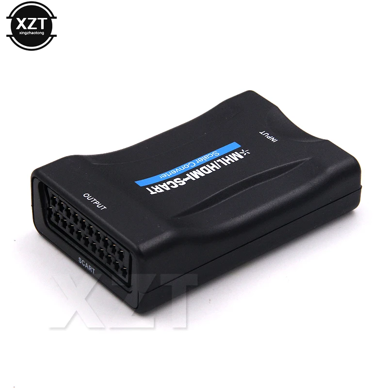 Конвертер HDMI в Scart 1080P адаптер аудио и видео для HD TV Sky Box STB смартфона DVD плеера с