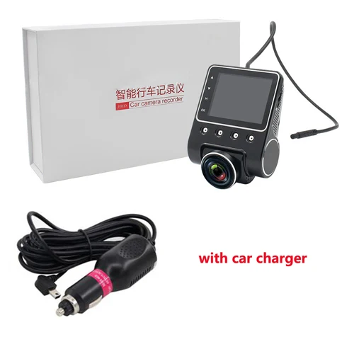 car charger type 2," 360 градусов панорамный WiFi Автомобильный видеорегистратор камера Full View HD 1080P рекордер камера видеокамера Dash Cam ночное видение Рыбий глаз объектив - Название цвета: car charger type