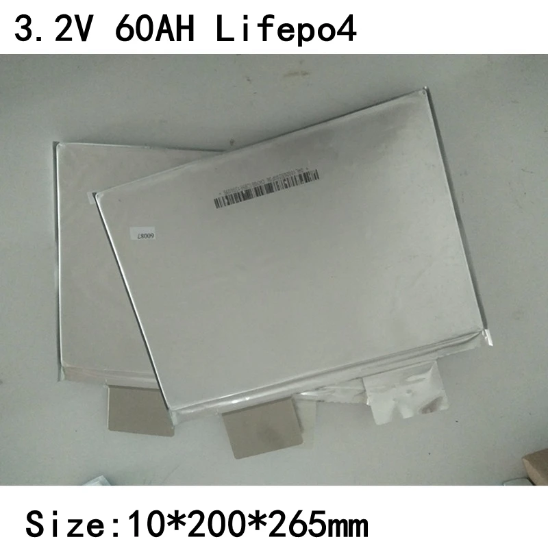 8 шт Lifepo4 3,2 v 60Ah батарея Lifepo4 60ah 2C Разрядка Для DIY Lifepo4 12v 24v 20ah аккумулятор солнечная энергия