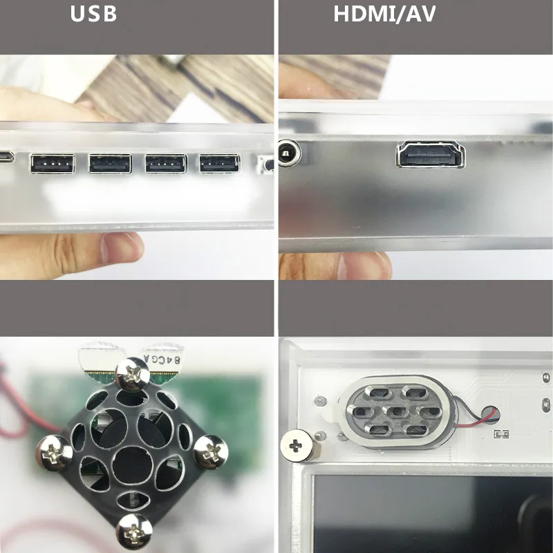 

5.0 Inch HD IPS Screen Handheld Game Player with Raspberry pi Compute Module 3 Lite Game console Built-in Over 10000 Games