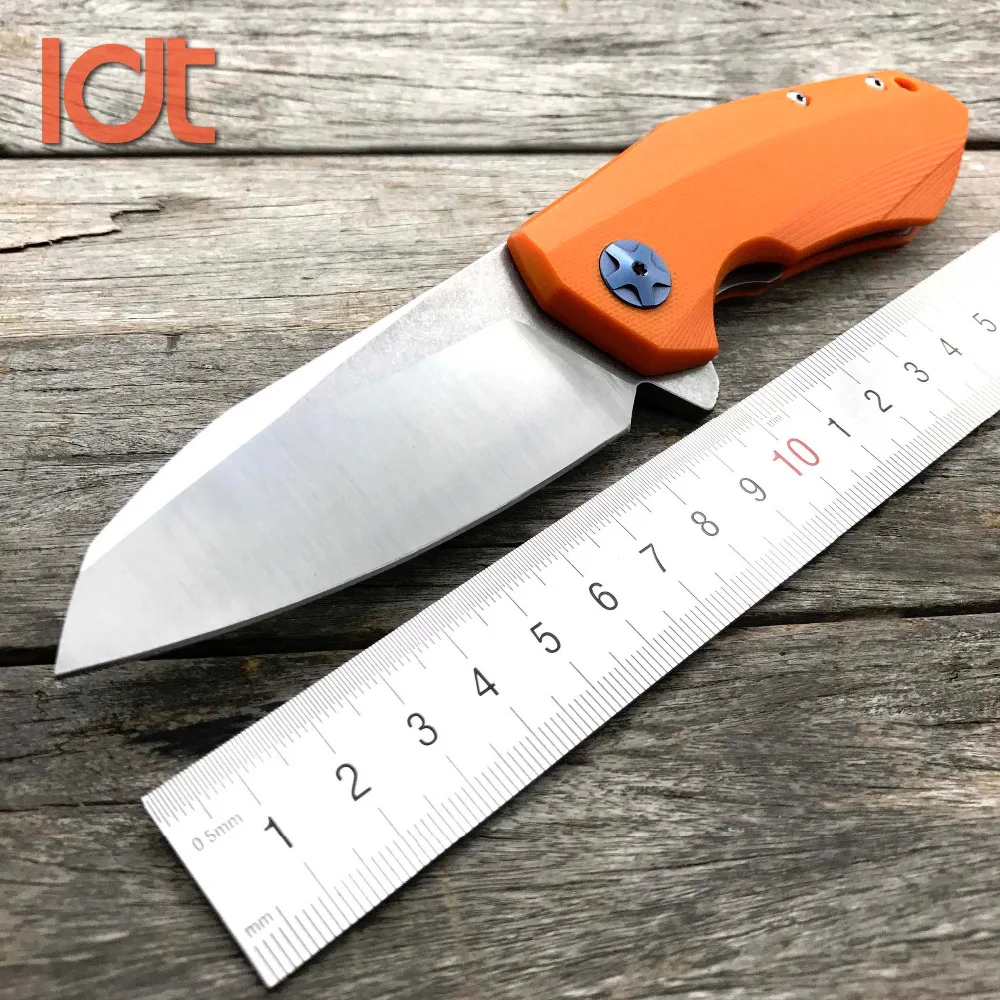 LDT 0456 тактический складной нож G10 Ручка D2 лезвие подшипник Флиппер охотничий